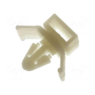 Snap handle | polyamide | UL94V-2 | natural | T: 8.1mm | Cutout: Ø6.2mm