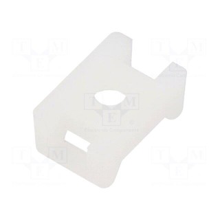 Holder | screw | polyamide | UL94V-2 | natural | Tie width: 3.6mm
