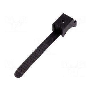 Cable strap clip | black | L: 100mm | 100pcs | Man.series: UP-30