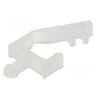 Clamping holder | polyamide | natural | UL94V-2 | Cable P-clips