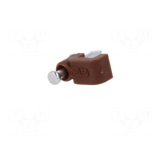 Holder | brown | Application: OMYp 2x0,5,for flat cable | 25pcs.