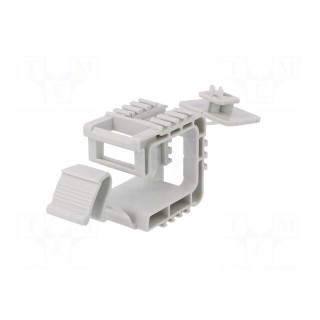 Holder | polyamide | light grey | Cable P-clips,NYM 3x1,5