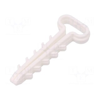 Holder | white | Application: YDYp 2x2,5,for flat cable | 100pcs.