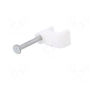 Holder | white | Application: YDYp 3x1,for flat cable | 100pcs.