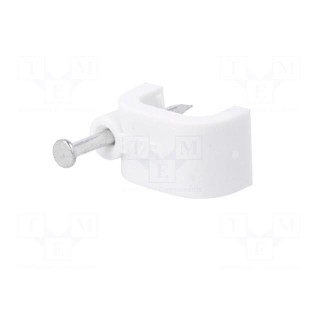 Holder | white | Application: YDYp 3x2,5,for flat cable | 25pcs.