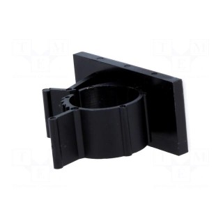 Self-adhesive cable holder | 12.6÷15.4mm | polyamide | black