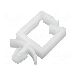 Snap handle | polyamide | natural | Cable P-clips