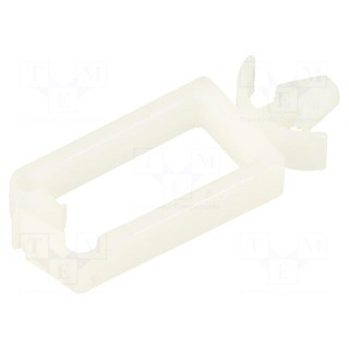 Snap handle | polyamide | natural | Cable P-clips