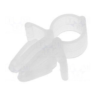 Snap handle | polyamide | natural | Mounting hole: Ø5.5mm