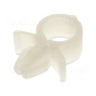 Snap handle | polyamide | natural | Mounting hole: Ø6.2mm