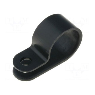 Fixing clamp | Cable P-clips | ØBundle : 14mm | W: 10mm | polyamide