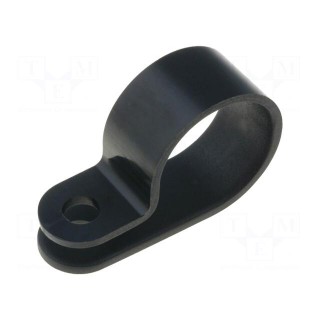 Fixing clamp | Cable P-clips | ØBundle : 16mm | W: 10mm | polyamide