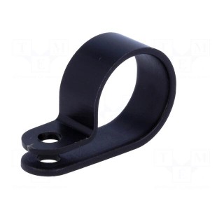 Fixing clamp | Cable P-clips | ØBundle : 17.5mm | W: 10mm | polyamide