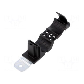 Fixing clamp | Cable P-clips | ØBundle : 19.4÷36mm | W: 34.9mm | black