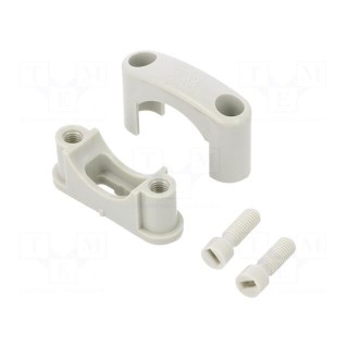 Fixing clamp | Cable P-clips | ØBundle : 22÷34mm | W: 18mm | L: 62mm