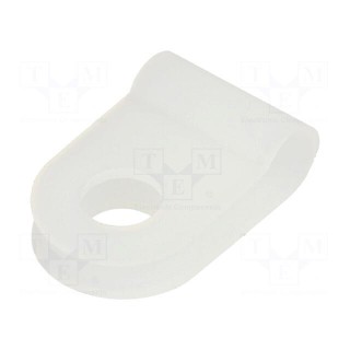 Fixing clamp | Cable P-clips | ØBundle : 3.2mm | W: 10mm | polyamide