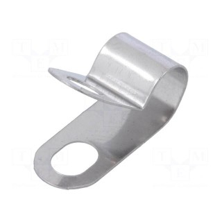 Fixing clamp | for shielded cables | ØBundle : 6.4mm | A: 18.7mm