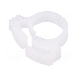 Fixing clamp | ØBundle : 10.8÷12.3mm | W: 6mm | POM | natural | -40÷85°C