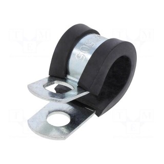 Fixing clamp | ØBundle : 11.1÷12.7mm | W: 13mm | steel | SL | W1
