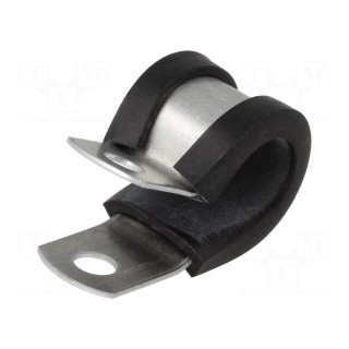 Fixing clamp | ØBundle : 11.1mm | W: 12.7mm | aluminium