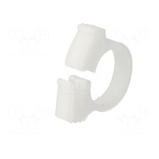 Fixing clamp | ØBundle : 13.7÷15.3mm | W: 6mm | POM | natural | -40÷85°C