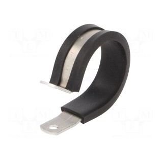 Fixing clamp | ØBundle : 31.8mm | W: 12.7mm | aluminium