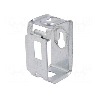 Holder | W: 30mm | steel | L: 33mm | H: 60mm | Application: Cable P-clips