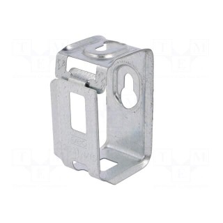 Holder | W: 30mm | steel | L: 33mm | H: 60mm | Application: Cable P-clips