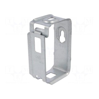 Holder | W: 33mm | steel | L: 50mm | H: 85mm | Application: Cable P-clips