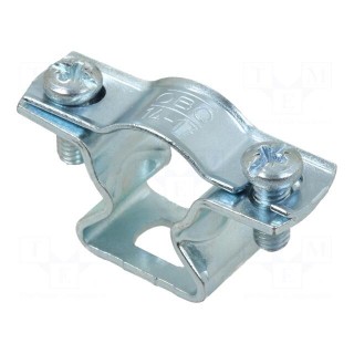 T-bolt clamp | 14÷17mm | steel | Plating: zinc | industrial