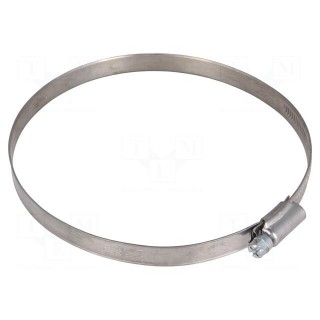 Worm gear clamp | W: 12mm | Clamping: 120÷140mm | Man.series: DD | W2
