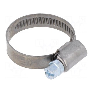 Worm gear clamp | W: 12mm | Clamping: 20÷32mm | Man.series: DD | W2