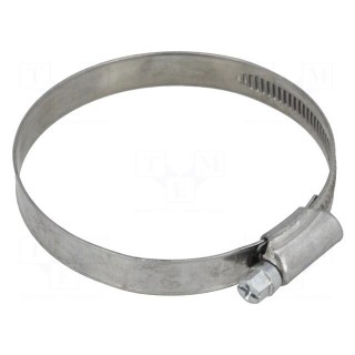 Worm gear clamp | W: 12mm | Clamping: 60÷80mm | Man.series: DD | W2