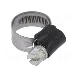 Worm gear clamp | W: 9mm | Clamping: 8÷14mm | steel | Man.series: ST | W1