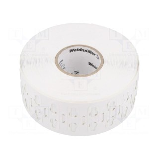 Label | 5÷8mm | polyester | white | -40÷150°C | leaded | WM | UL94HB | reel