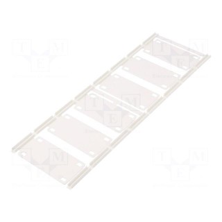Label | 7÷40mm | polyamide 66 | white | -40÷100°C | cable ties | UL94V-2
