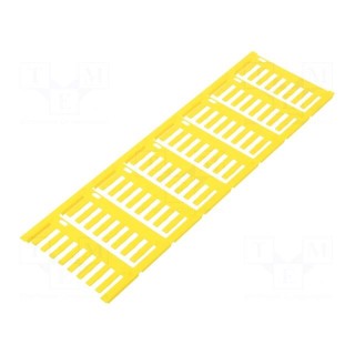 Label | polyamide 66 | yellow | -40÷100°C | slide | VT-TM-I | UL94V-2