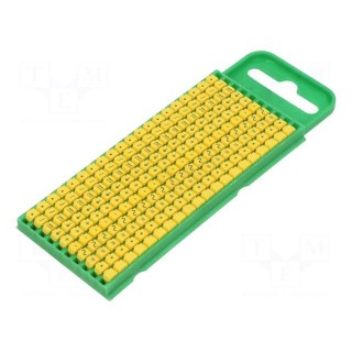 Markers | 0.8÷2.2mm | polyamide | yellow | -40÷85°C | push-in | WIC