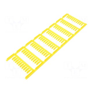Markers | 1.7÷2.1mm | polyamide 66 | yellow | -40÷100°C | push-in | SFR