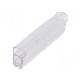 Markers | 2.5÷5mm | PVC | transparent | -30÷60°C | PT+10 | UL94V-0 | W: 5mm