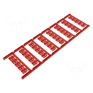 Markers | 2÷3.5mm | polyamide 66 | red | -40÷100°C | snap fastener | SFC