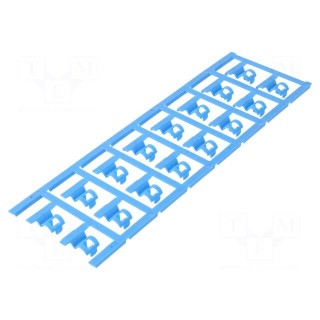 Markers | 3.5÷7mm | polyamide 66 | blue | -40÷100°C | snap fastener