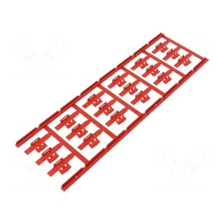 Markers | 3÷5mm | polyamide 66 | red | -40÷100°C | snap fastener | SFC