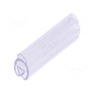Markers | 4÷10mm | PVC | transparent | -30÷60°C | PT+20 | UL94V-0 | W: 6mm