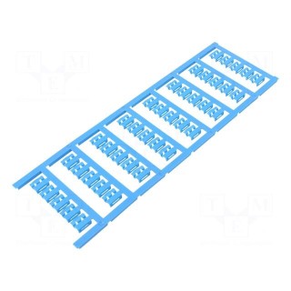 Markers | 1.5÷2.5mm | polyamide 66 | blue | -40÷100°C | snap fastener