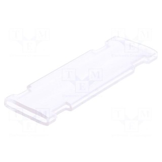 Markers | 10÷317mm | PVC | transparent | -30÷60°C | UL94V-0 | W: 11.3mm