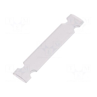 Markers | 10÷317mm | PVC | transparent | -30÷60°C | UL94V-0 | W: 6mm