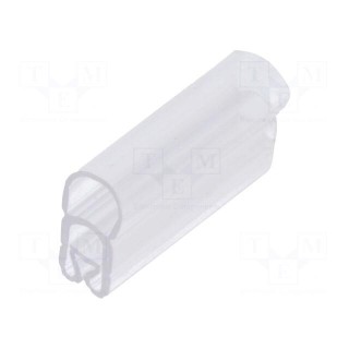 Markers | 2.5÷5mm | PVC | transparent | -30÷60°C | PT+10 | UL94V-0 | W: 5mm
