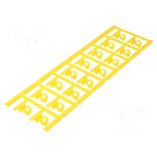 Markers | 3.5÷7mm | polyamide 66 | yellow | -40÷100°C | snap fastener