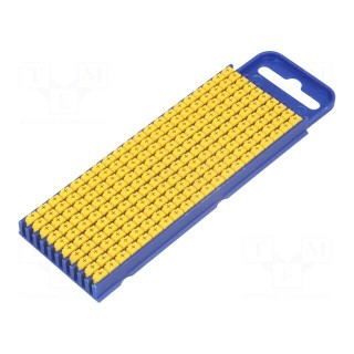 Markers | Marking: + | 2.8÷3.8mm | polyamide | yellow | -40÷85°C | WIC